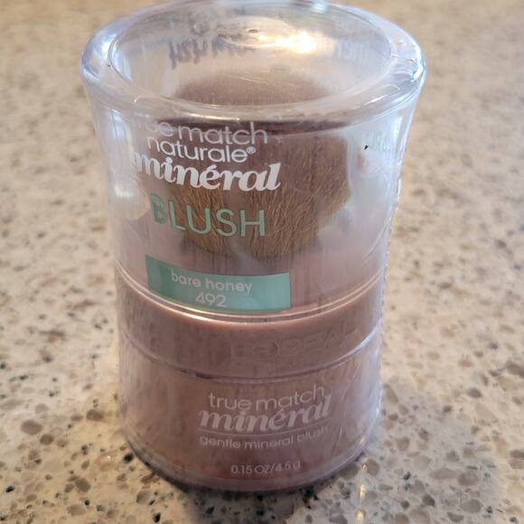 1 L'Oréal Paris True Match Bare Honey 492 Gentle Mineral Powder Blush✨️NEW✨️ - Picture 2 of 6